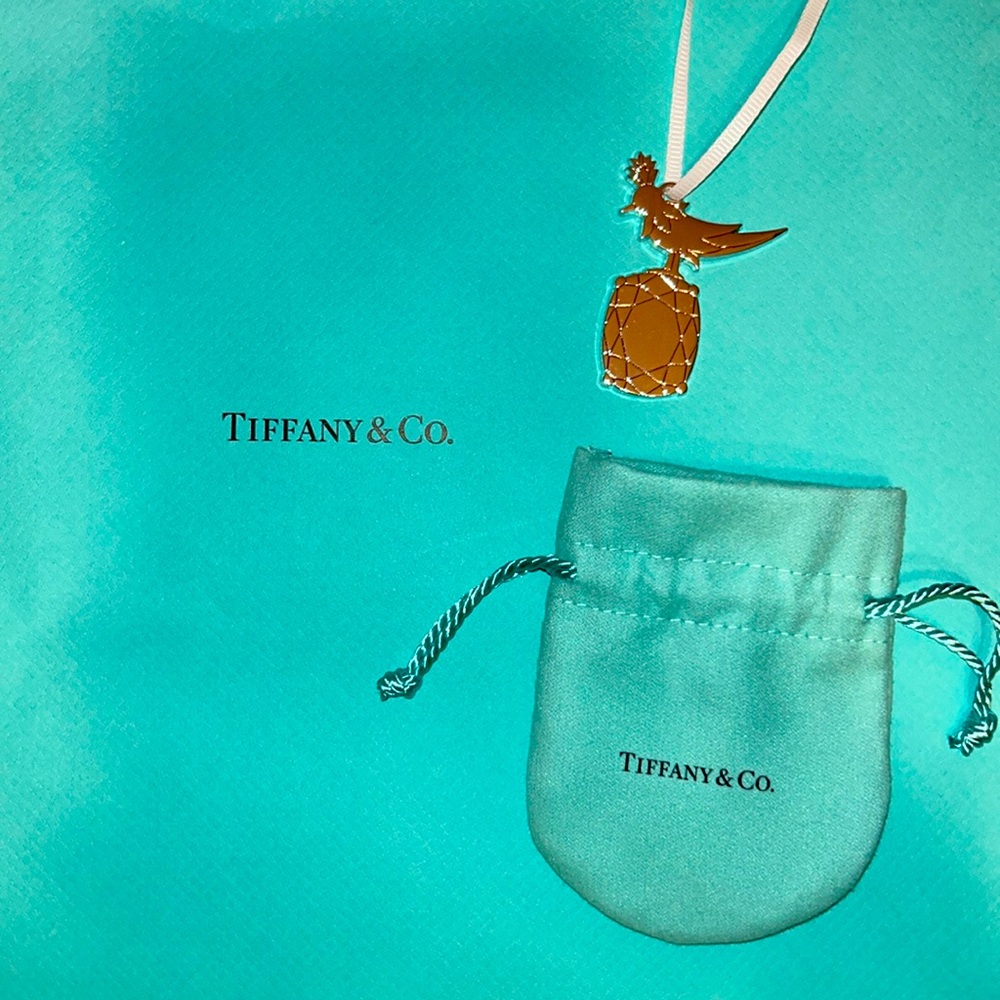 Tiffany & Co. bird on a rock small silver charm!